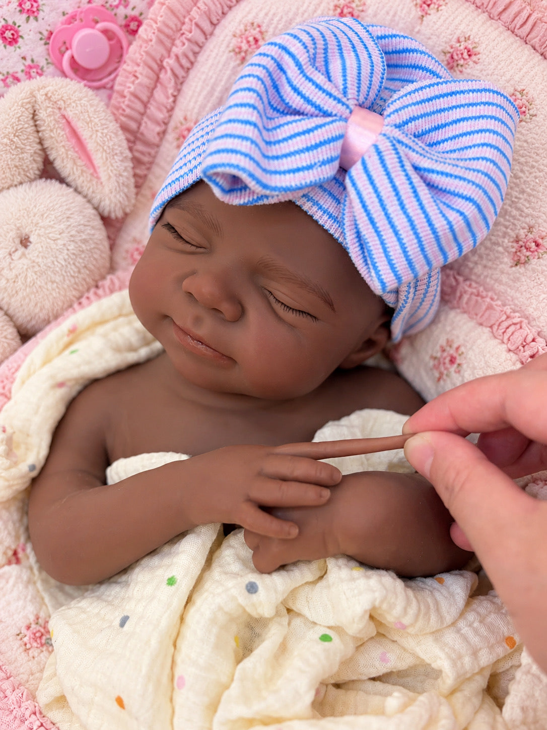 45cm Full Body Silicone Reborn Doll – Realistic Baby Doll – Girl (Evie)