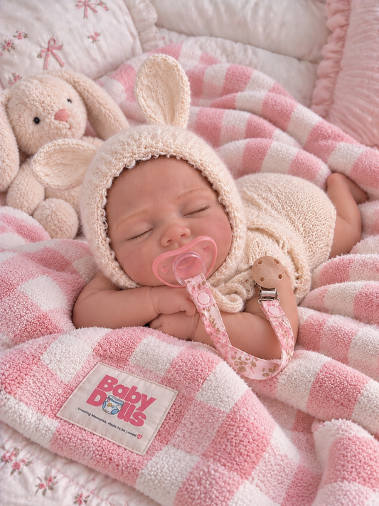 45cm Full Body Silicone Realistic Reborn Baby Doll - Drinks & Wets - Girl (Molly)