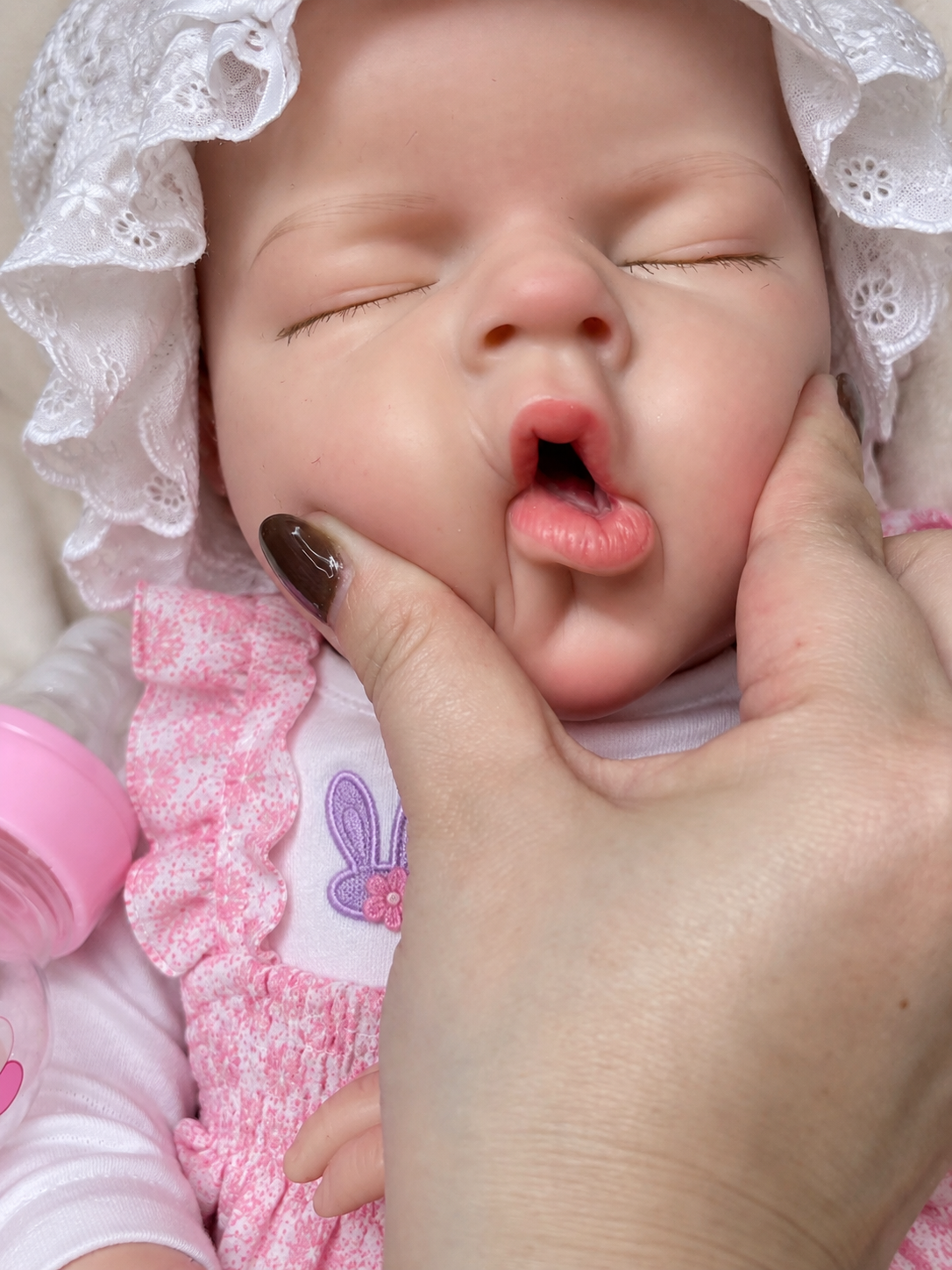 50cm Full Body Silicone Realistic Reborn Baby Doll - Drinks & Wets - Girl (Amelia)