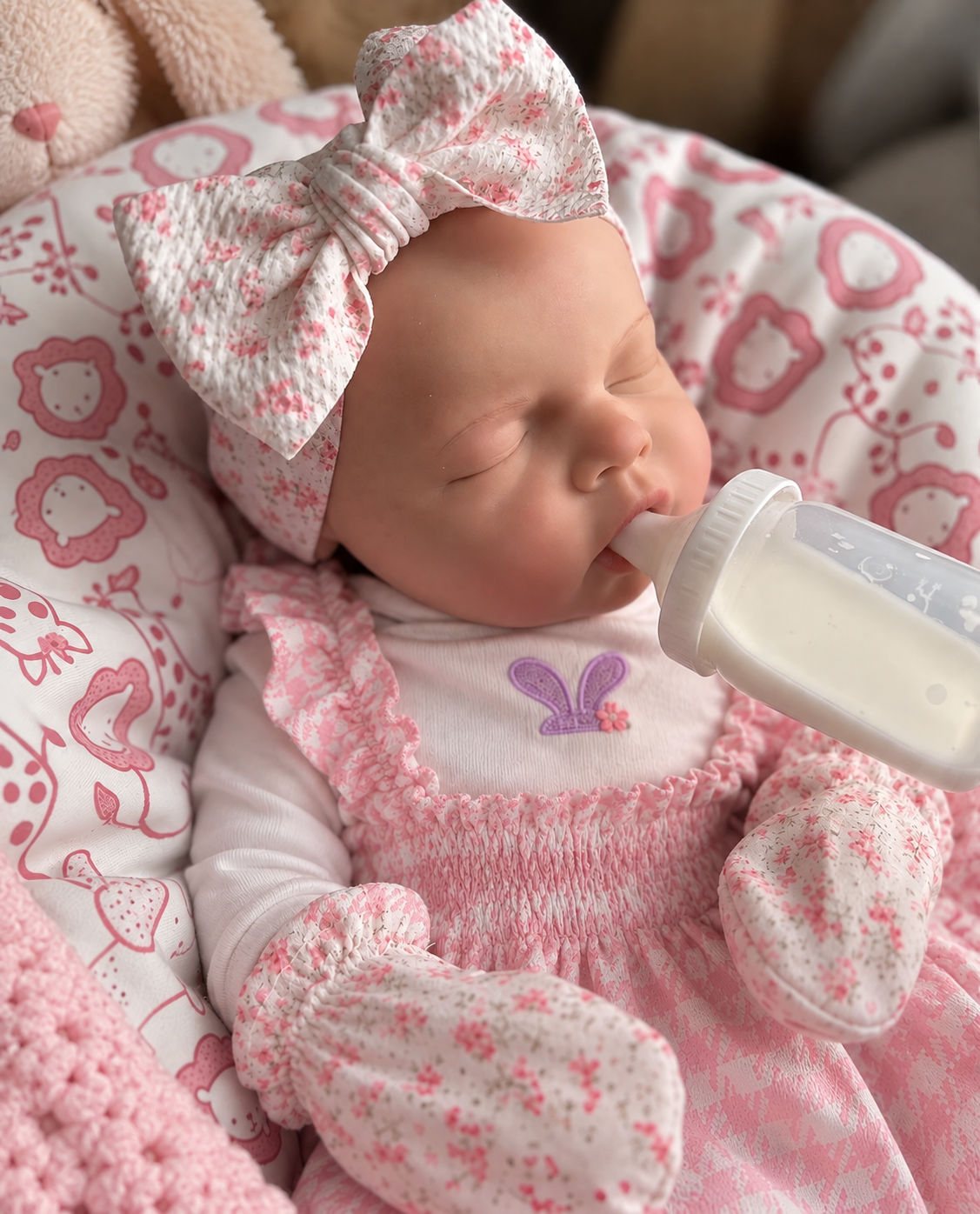 50cm Full Body Silicone Realistic Reborn Baby Doll - Drinks & Wets - Girl (Amelia)