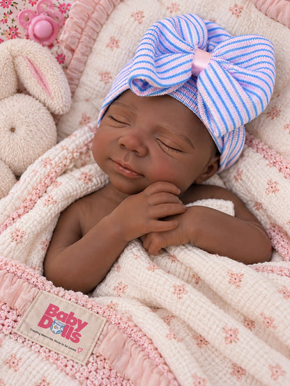 45cm Full Body Silicone Reborn Doll – Realistic Baby Doll – Girl (Evie)