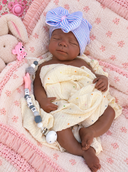 45cm Full Body Silicone Reborn Doll – Realistic Baby Doll – Girl (Evie)