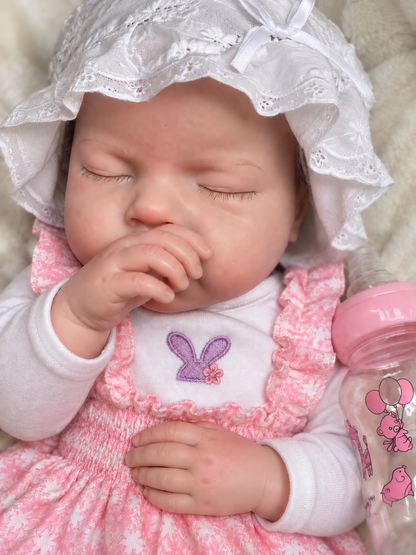 50cm Full Body Silicone Realistic Reborn Baby Doll - Drinks & Wets - Girl (Amelia)