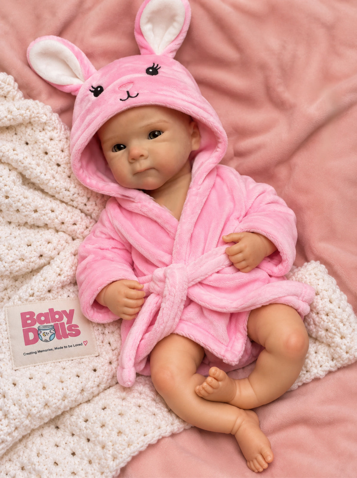 Doll Clothes Bathrobe Set Pajamas For 45cm Reborn Baby Dolls Accessories