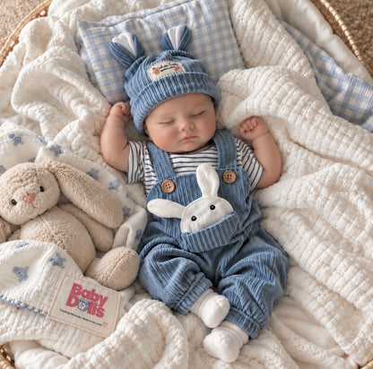 45cm Full Body Silicone Reborn Doll – Realistic Baby Doll – Boy (Ollie)