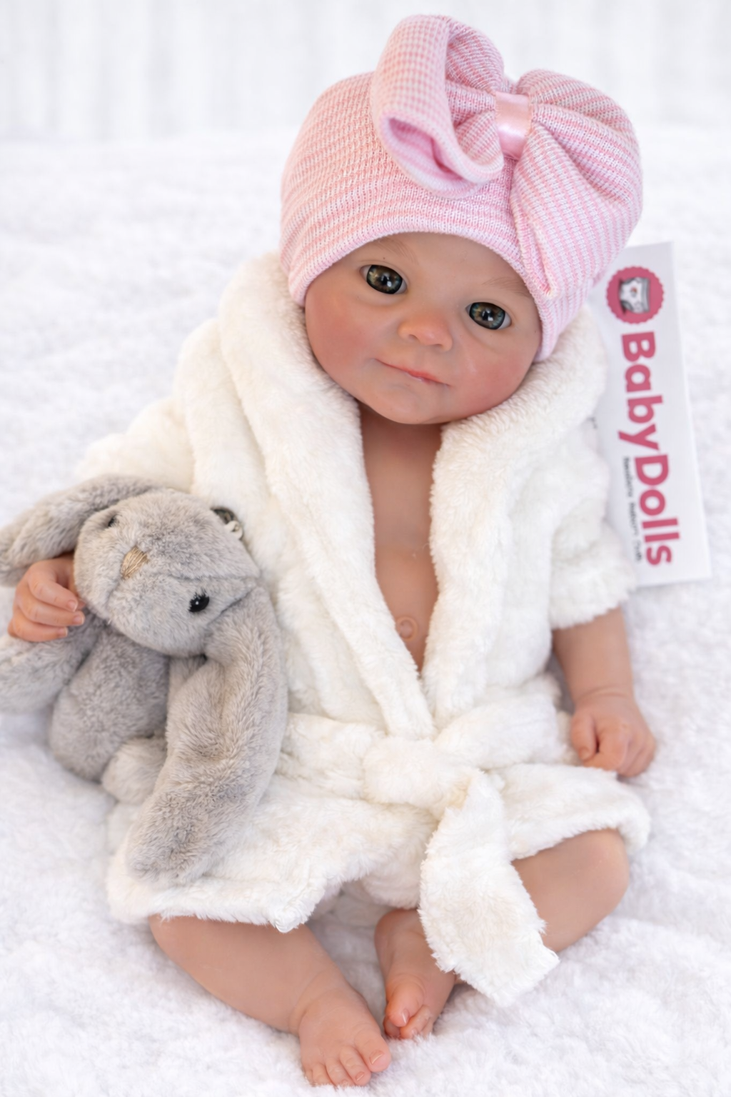 33cm Full Body Silicone Reborn Doll – Realistic Baby Doll – Girl (Bia)
